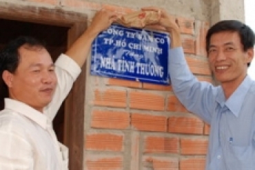 SAMCO hỗ trợ xây nhà tình thương tại Long An